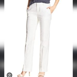 Banana republic avery linen cropped pants